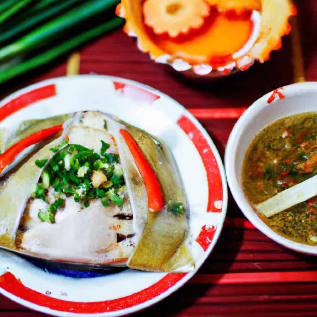 An image showcasing the irresistible flavors of Hải Phòng's speciality, Bánh Đa Cua